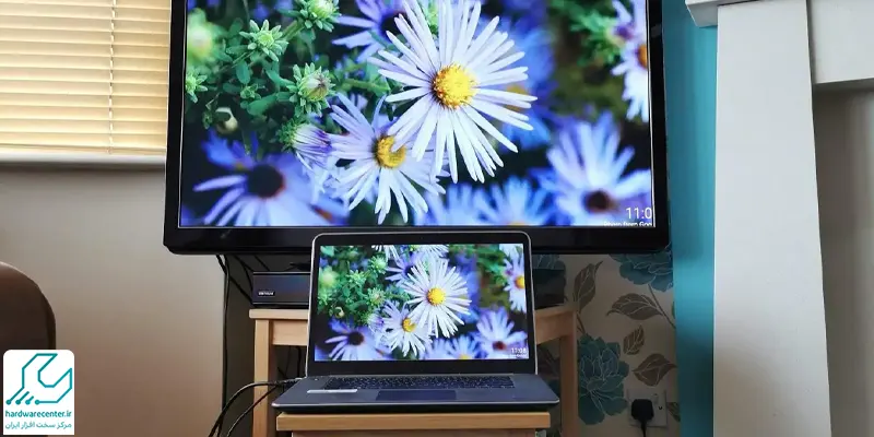 راهنمای کامل اتصال لپ تاپ اچ پی به تلویزیون